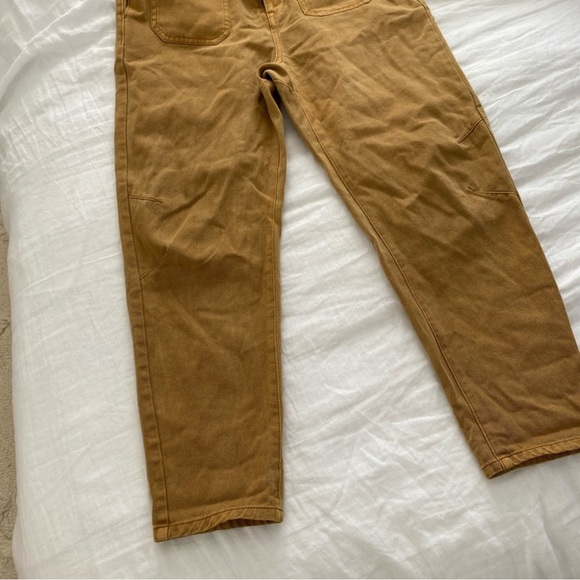 NWT Böhme Kennedy Paperbag Denim Jeans in Camel - Picture 7 of 7